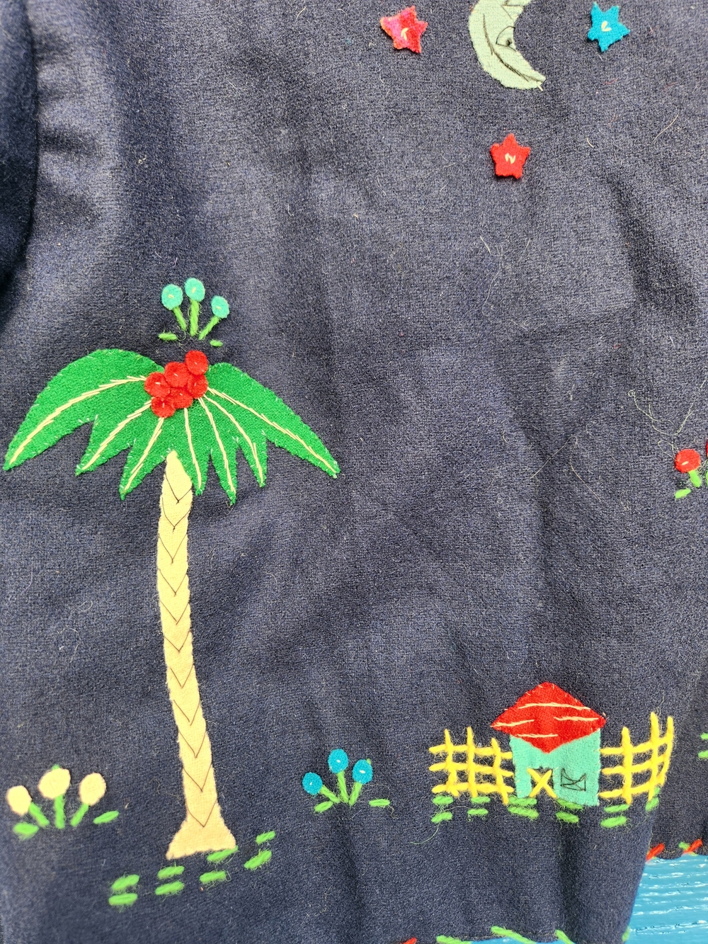Rare Embroidered Kids Blazer with Colorful Folk Motifs - Picture 5 of 10